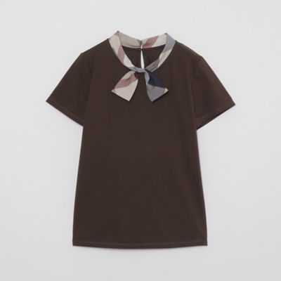 ピマコットンプレーティング天竺ボウタイＴシャツ（５５Ｐ２６３１７＿＿）