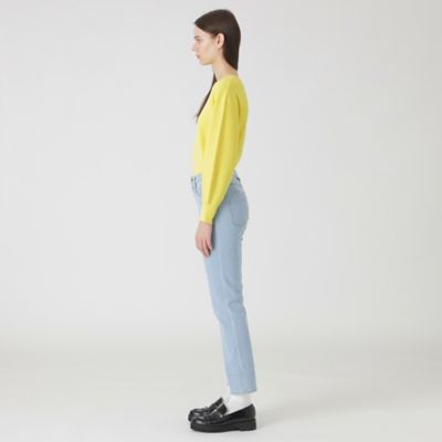 ストレッチデニムストレートパンツ（５５Ｒ０１５１４＿＿）