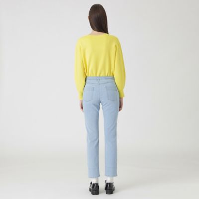 ストレッチデニムストレートパンツ（５５Ｒ０１５１４＿＿）
