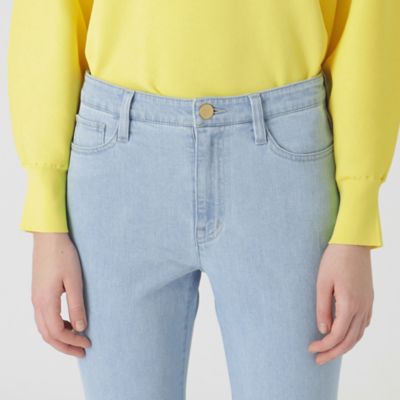 ストレッチデニムストレートパンツ（５５Ｒ０１５１４＿＿）