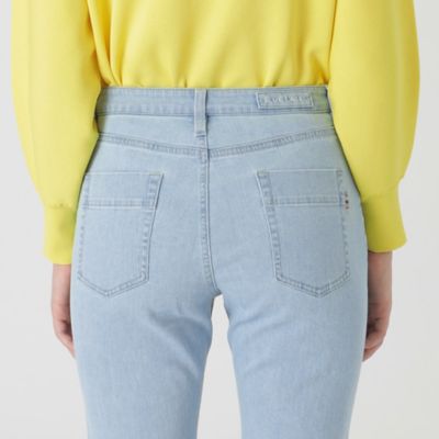 ストレッチデニムストレートパンツ（５５Ｒ０１５１４＿＿）