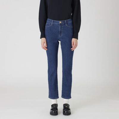 ＜BLUE LABEL CRESTBRIDGE (Women)＞ストレッチデニムストレートパンツ（５５Ｒ０１５１４＿＿）
