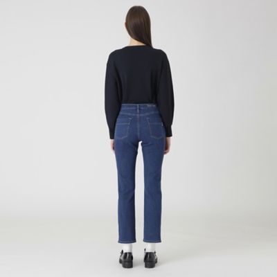 ストレッチデニムストレートパンツ（５５Ｒ０１５１４＿＿）