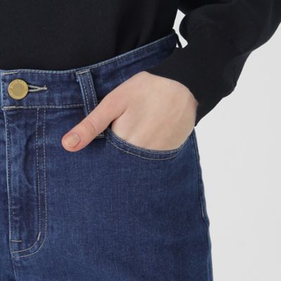 ストレッチデニムストレートパンツ（５５Ｒ０１５１４＿＿）