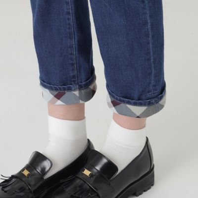 ストレッチデニムストレートパンツ（５５Ｒ０１５１４＿＿）