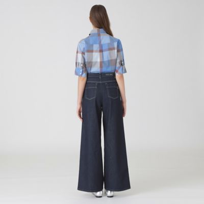 BLUE LABEL CRESTBRIDGE ワイドパンツ 新品タグ付き ライトデニムワイドパンツ（55R01604＿＿） | BLUE