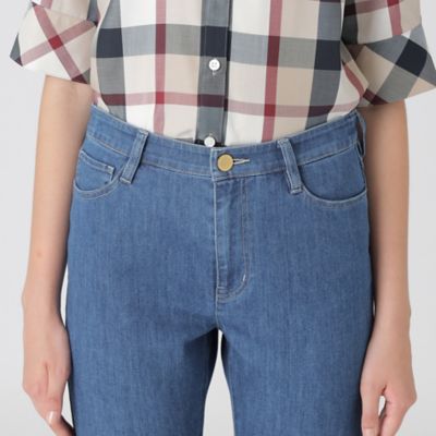 ※専用※BLUE LABEL デニムハイライズストレートパンツ　ネイビー38新品 ハイライズストレートパンツ（パンツ）｜BLUE LABEL CRESTBRIDGE