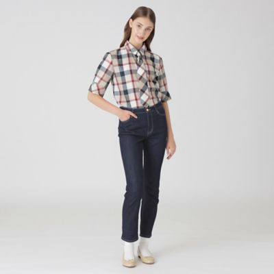 ※専用※BLUE LABEL デニムハイライズストレートパンツ　ネイビー38新品 デニムハイライズストレートパンツ（55R03407＿＿