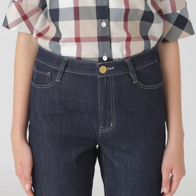 ※専用※BLUE LABEL デニムハイライズストレートパンツ　ネイビー38新品 ハイライズストレートパンツ（パンツ）｜BLUE LABEL CRESTBRIDGE