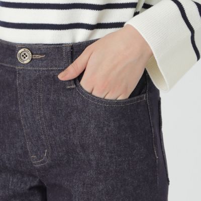 デニムハイライズストレートパンツ（５５Ｒ０３４０７＿＿）