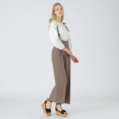 ＜BLUE LABEL CRESTBRIDGE (Women)＞マットツイルサロペット（５５Ｒ０５２３０＿＿）