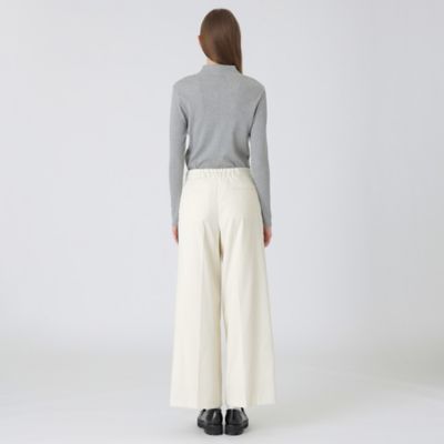 ストレッチカルゼワイドパンツ（５５Ｒ０５４３７＿＿）