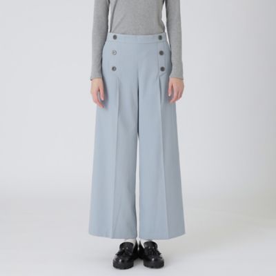 ストレッチカルゼワイドパンツ（５５Ｒ０５４３７＿＿）