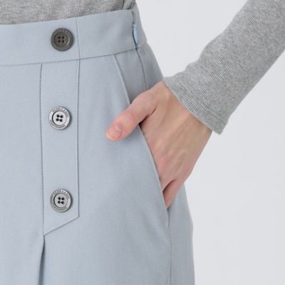 ストレッチカルゼワイドパンツ（５５Ｒ０５４３７＿＿）