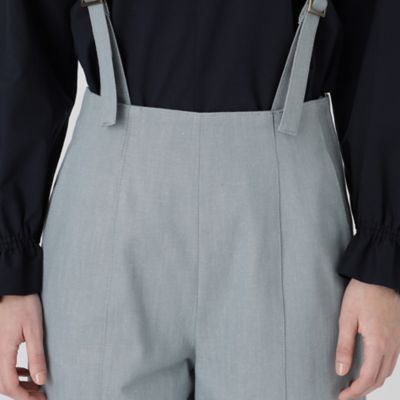ハーブカラーシャンブレーツイルサロペットパンツ
