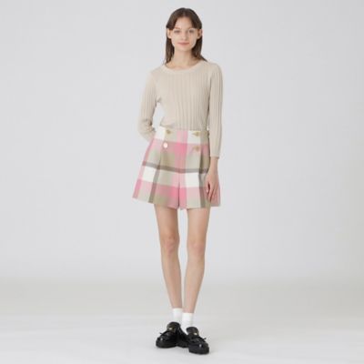 【一部店舗限定】クレストブリッジチェックツィードショートパンツ（５５Ｒ０７５６２＿＿）