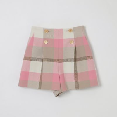 【一部店舗限定】クレストブリッジチェックツィードショートパンツ（５５Ｒ０７５６２＿＿）