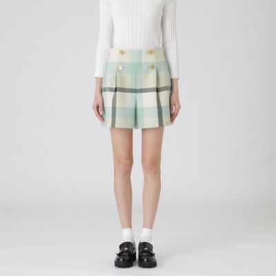 【一部店舗限定】クレストブリッジチェックツィードショートパンツ（５５Ｒ０７５６２＿＿）