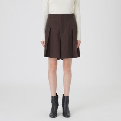 ＜BLUE LABEL CRESTBRIDGE (Women)＞ウールライクポリエステルフランネルキュロットパンツ（５５Ｒ０８２７３＿＿）