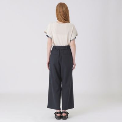 BLUE LABEL CRESTBRIDGE ドライオックスワイドパンツ BLUE LABEL CRESTBRIDGE パンツ ドライオックスワイドパンツ