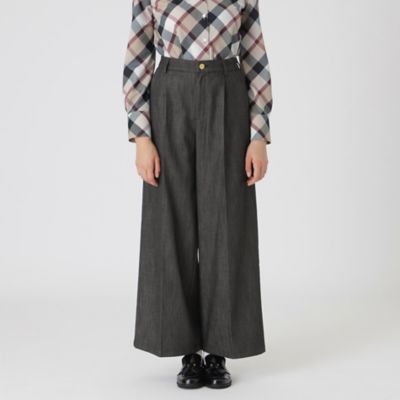 ＜BLUE LABEL CRESTBRIDGE (Women)＞ハイウエストワイドパンツ（５５Ｒ１０６５９＿＿）