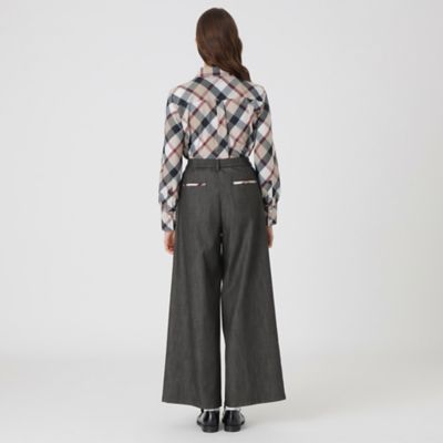 美品ブルーレーベルクレストブリッジ　36 ワイドパンツ 楽天市場】ブルーレーベル 36 パンツ クレストブリッジの通販