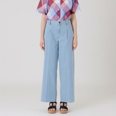 18SS ワイドパンツ イージー ジップフライ リボンベルト