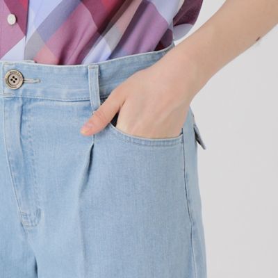 BLUE LABEL CREST BRIDGE ストレッチデニムスリムストレート ストレッチデニムストレートパンツ（パンツ）｜BLUE LABEL