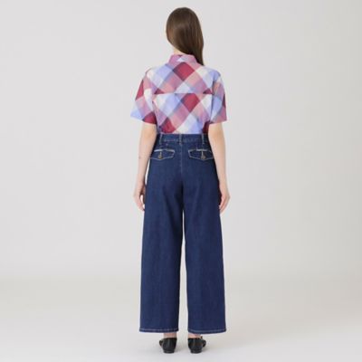BLUE LABEL CRESTBRIDGE ワイド デニム 三陽商会 N88 デニムワイドパンツ（パンツ）｜BLUE LABEL CRESTBRIDGE(ブルー