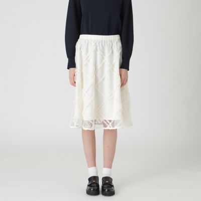＜BLUE LABEL CRESTBRIDGE (Women)＞クレストブリッジチェックチュールスカート（５５Ｓ０２５０９＿＿）