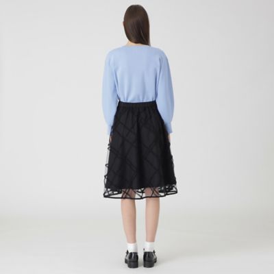 クレストブリッジチェックチュールスカート（５５Ｓ０２５０９＿＿）