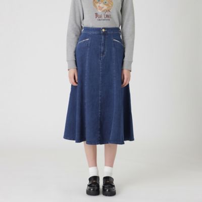 ＜BLUE LABEL CRESTBRIDGE (Women)＞ストレッチデニムスカート（５５Ｓ０３５１４＿＿）