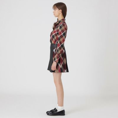 ブルーレーベル／チェックミニスカート S バーバリーブルーレーベル BURBERRY BLUE LABEL タイトスカート