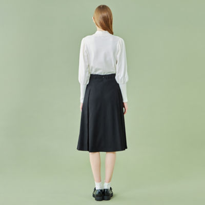 ブルーレーベルクレストブリッジ新品ブラック ストレッチカルゼタックスカート 38 ストレッチカルゼタックスカート（スカート）｜BLUE LABEL
