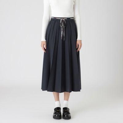 【極美品】ブルーレーベルクレストブリッジ ドレープツイルスカート ブラック 38 BLUE LABEL / BLACK LABEL CRESTBRIDGE｜ブルーレーベル