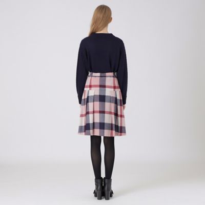 ブルーレーベル　クレストブリッジチェックフラノスカート クレストブリッジチェックフラノスカート（55S07858＿＿