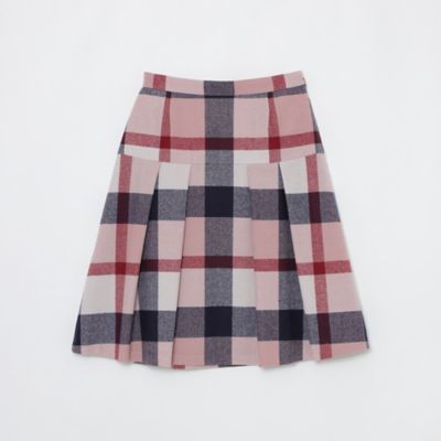 ブルーレーベル　クレストブリッジチェックフラノスカート クレストブリッジチェックフラノスカート（55S07858＿＿