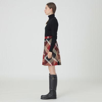 クレストブリッジチェッククロッシングビエラスカート（５５Ｓ０８４１０＿＿）