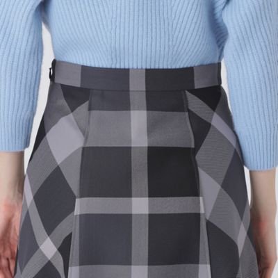 ブルーレーベルクレストブリッジ♡新作今季 チェックビエラスカート クレストブリッジチェッククロッシングビエラスカート