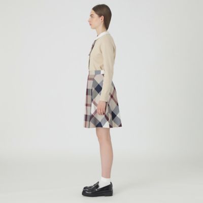 クレストブリッジチェックライトクロッシングツイルスカート