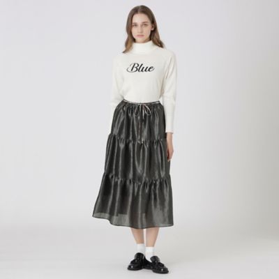 シャイニーティアードスカート（55S10648＿＿） | BLUE LABEL