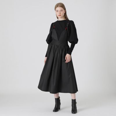 ＜BLUE LABEL CRESTBRIDGE (Women)＞エクセルグロッシークロス２ＷＡＹボリュームスカート（５５Ｓ１２２７６＿＿）