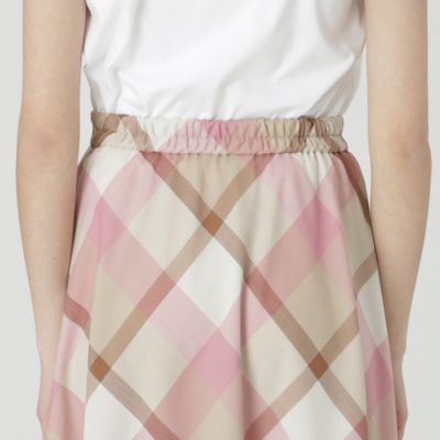 【一部店舗限定】クレストブリッジチェックシアーポプリンスカート（５５Ｓ１５５６４＿＿）