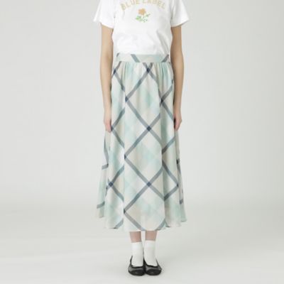 【一部店舗限定】クレストブリッジチェックシアーポプリンスカート（５５Ｓ１５５６４＿＿）