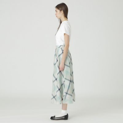【一部店舗限定】クレストブリッジチェックシアーポプリンスカート（５５Ｓ１５５６４＿＿）