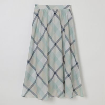 【一部店舗限定】クレストブリッジチェックシアーポプリンスカート（５５Ｓ１５５６４＿＿）