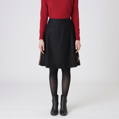 ＜BLUE LABEL CRESTBRIDGE (Women)＞ボタニーサージフレアスカート（５５Ｓ１６２９９＿＿）