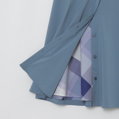 シルキータフタ×クレストブリッジチェックリバーシブルスカート