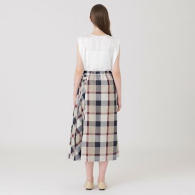 クレストブリッジチェックカラミクロスロングスカート