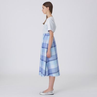クレストブリッジチェックライトクロッシングツイルスカート（５５Ｓ２２６１０＿＿）